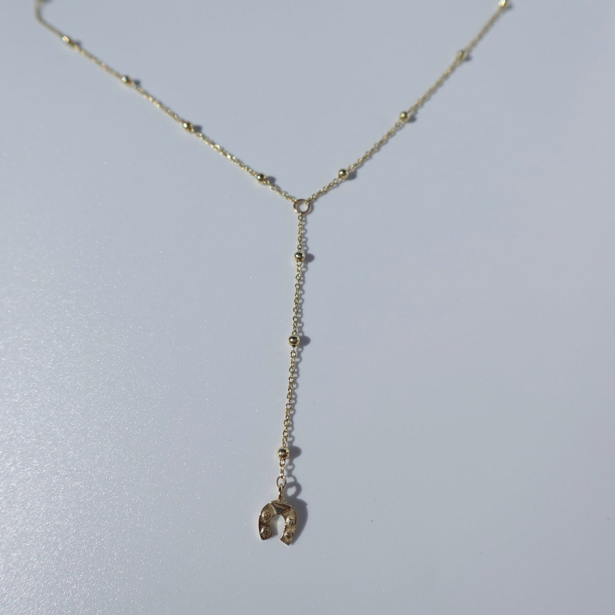 Horseshoe Lariat Necklace - Contessa Fine Jewelry