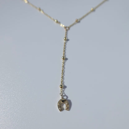 Horseshoe Lariat Necklace - Contessa Fine Jewelry