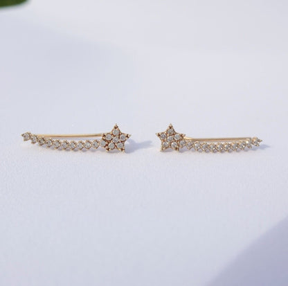 Star Climber Earrings - Contessa Fine Jewelry